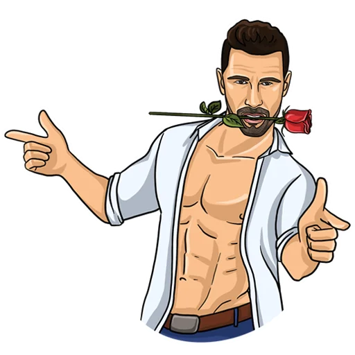 🌹 Стикер «Adult Industry» для Telegram