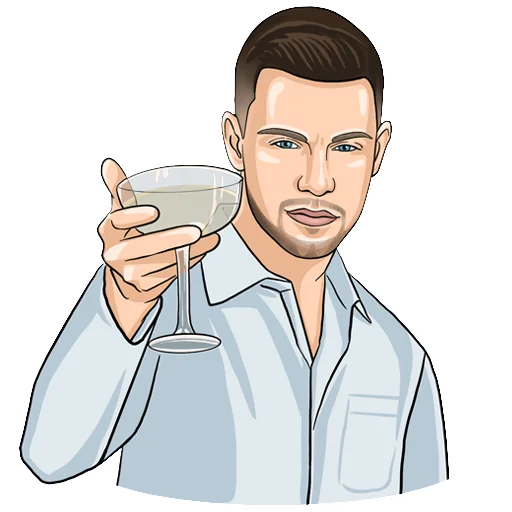 🍸 Стикер «Adult Industry» для Telegram