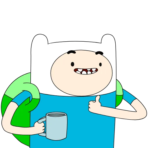 😆 Стикер «Adventure Time» для Telegram