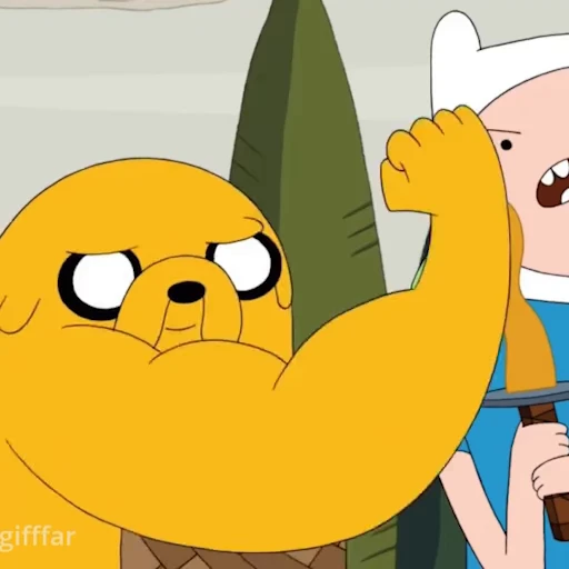 💪 Стикер «Adventure Time» для Telegram