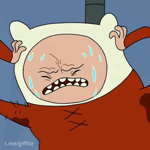 😖 Стикер «Adventure Time» для Telegram