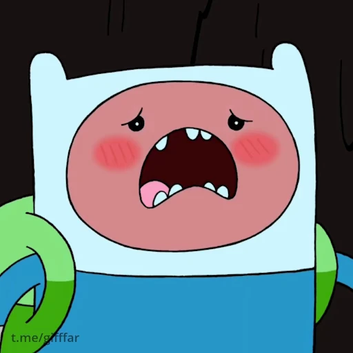 😨 Стикер «Adventure Time» для Telegram