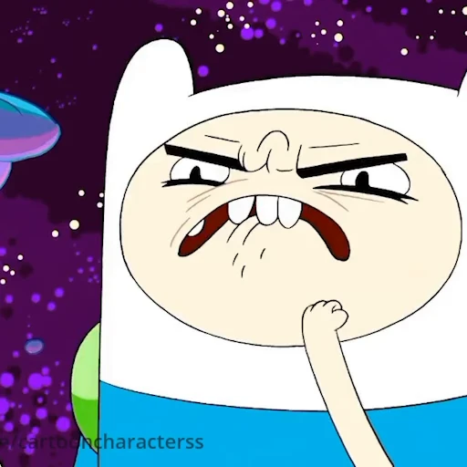 😨 Стикер «Adventure Time» для Telegram