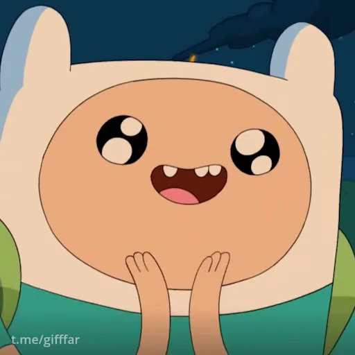 🥳 Стикер «Adventure Time» для Telegram