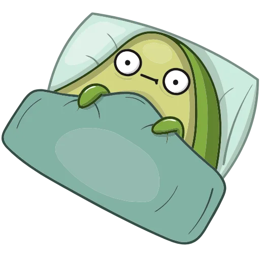 😴 Эмодзи «Авокадик» для Telegram