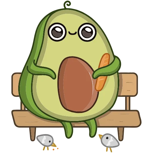 ⏰ Эмодзи «Авокадик» для Telegram