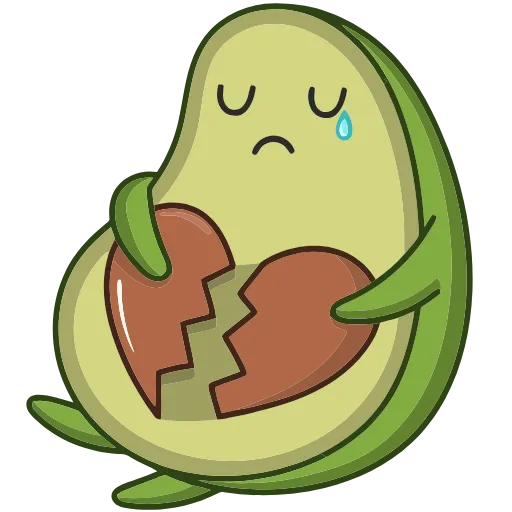 💔 Эмодзи «Авокадик» для Telegram