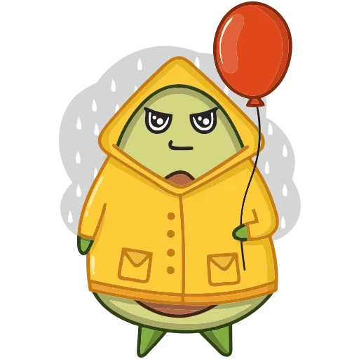 🎈 Эмодзи «Авокадик» для Telegram