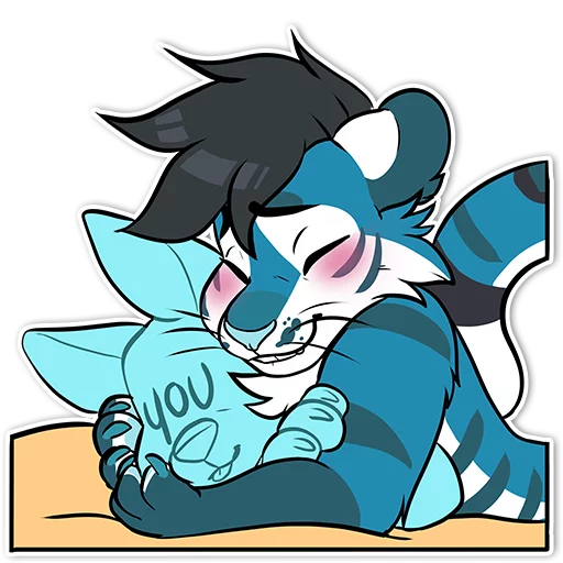 ❤️ Стикер «aerykitty» для Telegram