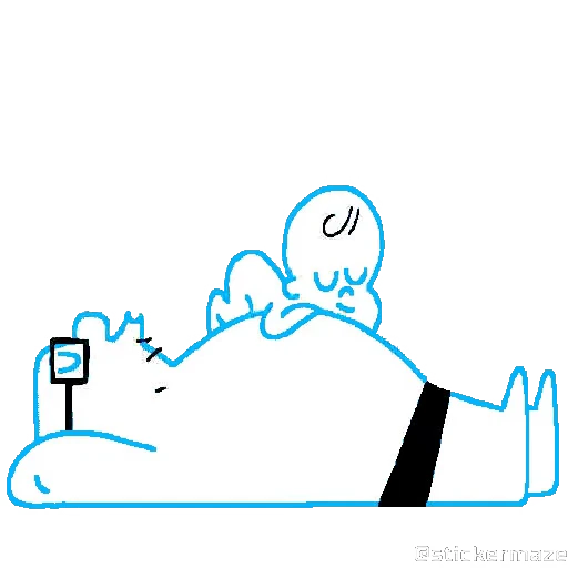💤 Стикер «Aesthetic» для Telegram