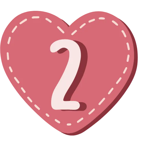 2️⃣ Эмодзи «Aesthetic Love - векторные буквы, сердечки и иконки» для Telegram