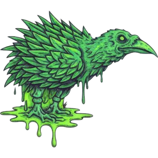 🪿 Стикер «Necro Neon» для Telegram