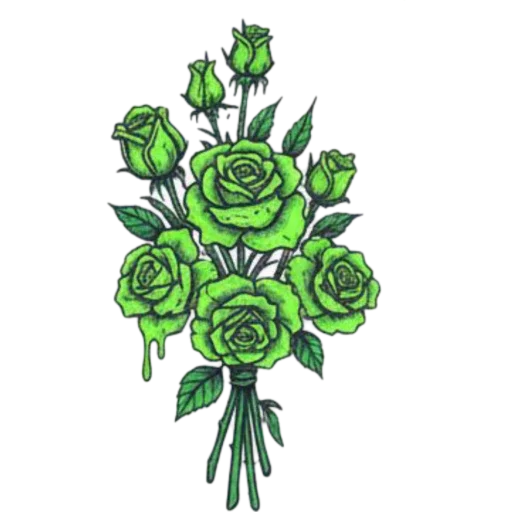 🌹 Стикер «Necro Neon» для Telegram