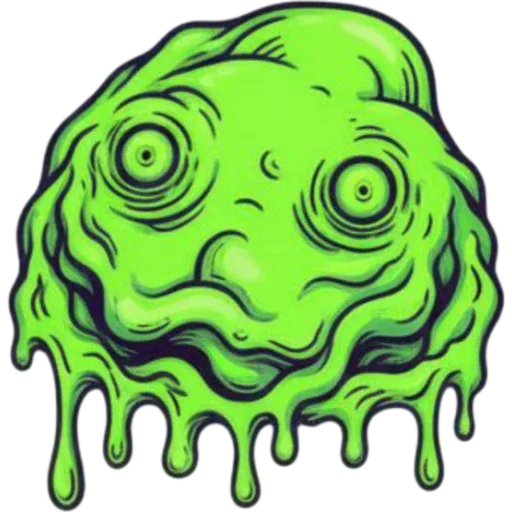 😟 Стикер «Necro Neon» для Telegram