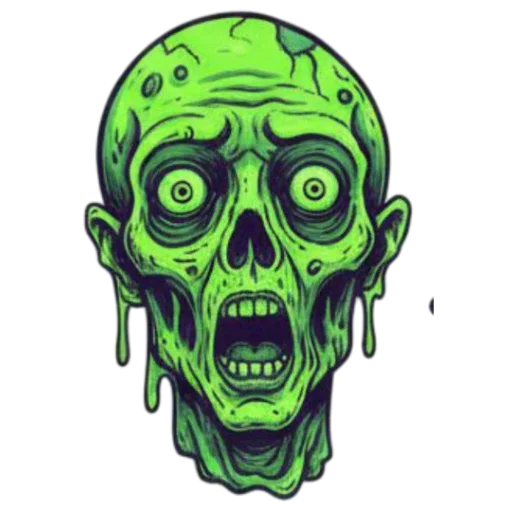 😱 Стикер «Necro Neon» для Telegram