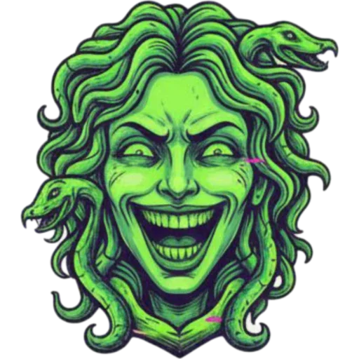 😃 Стикер «Necro Neon» для Telegram