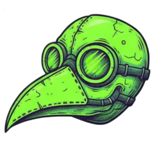 ☠️ Стикер «Necro Neon» для Telegram