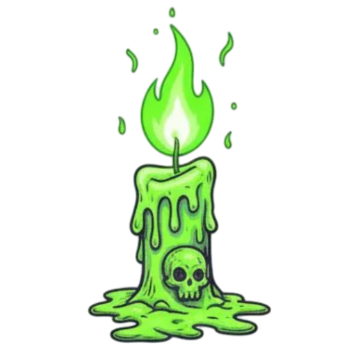 🕯️ Стикер «Necro Neon» для Telegram