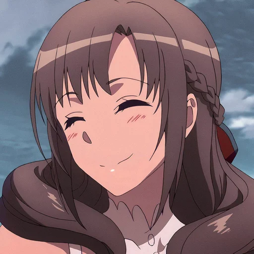 🌚 Стикер «Aesthetic Waifus» для Telegram