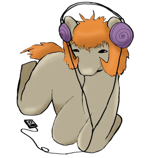 🎧 Стикер «bronyaeweit» для Telegram