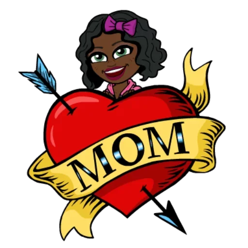 😨 Стикер «Afromoji» для Telegram