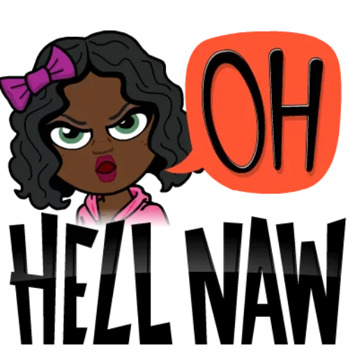 🤭 Стикер «Afromoji» для Telegram