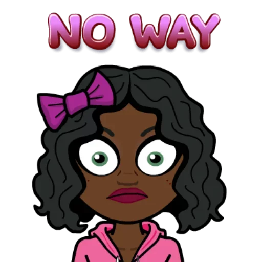 🙁 Стикер «Afromoji» для Telegram