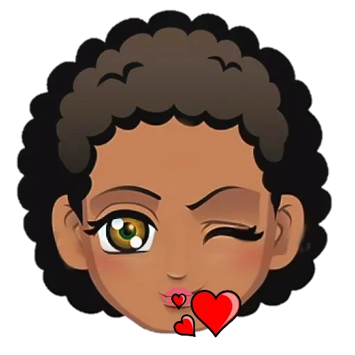 😌 Стикер «Afromoji» для Telegram