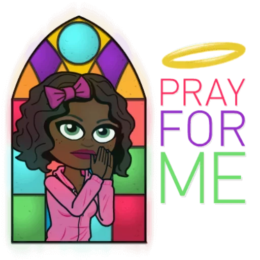 😰 Стикер «Afromoji» для Telegram