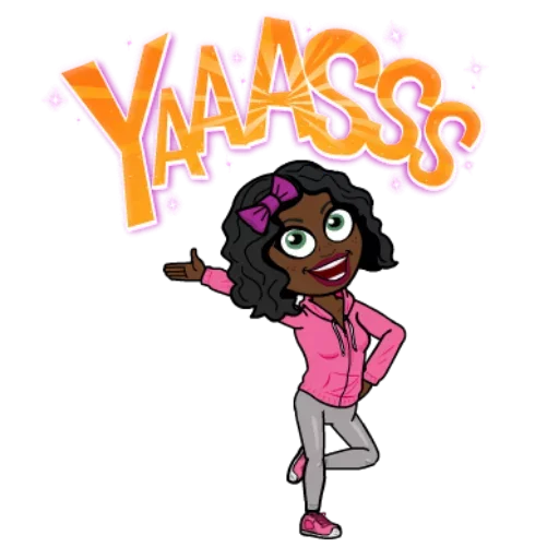 😨 Стикер «Afromoji» для Telegram