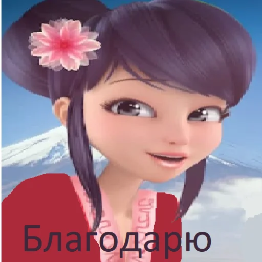 🌸 Стикер «Леди баг» для Telegram