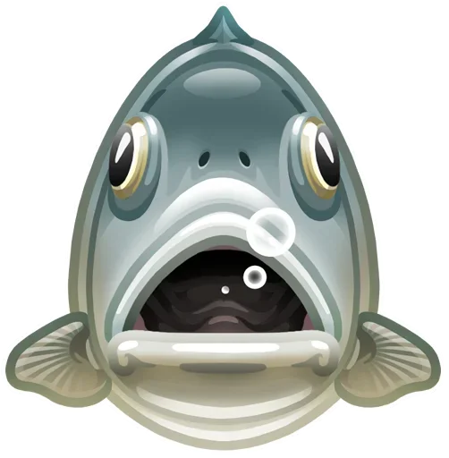 🐟 Стикер «aga» для Telegram
