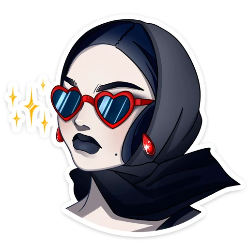 😎 Стикер «Агата» для Telegram