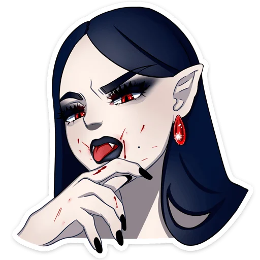 🧛‍♀ Стикер «Агата» для Telegram