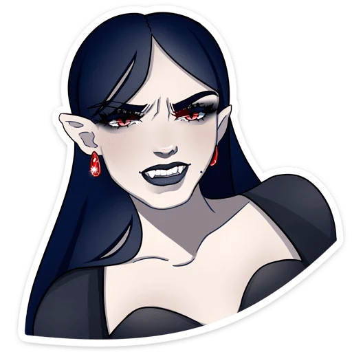 🧛‍♀ Стикер «Агата» для Telegram