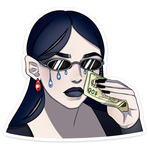 🤑 Стикер «Агата» для Telegram