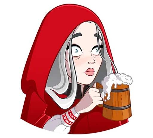 🍺 Стикер «Мара Агата без надписей» для Telegram