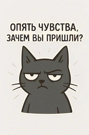 😰 Стикер «age crisis» для Telegram