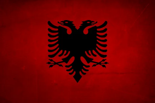 🇦🇱 Стикер «Aged World Flags» для Telegram