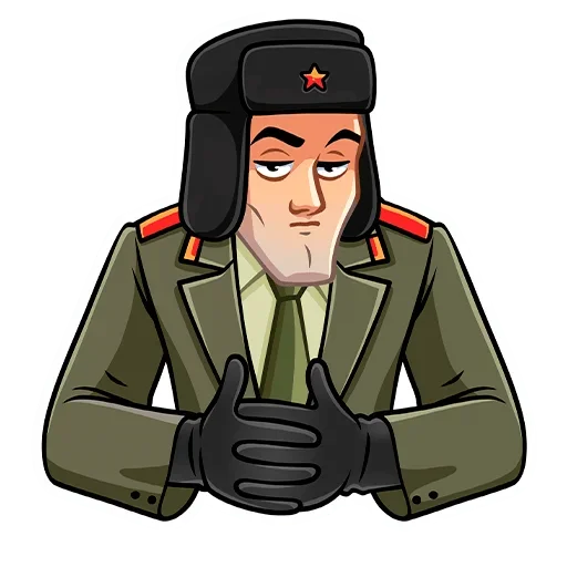 😐 Стикер «Агент КГБ» для Telegram