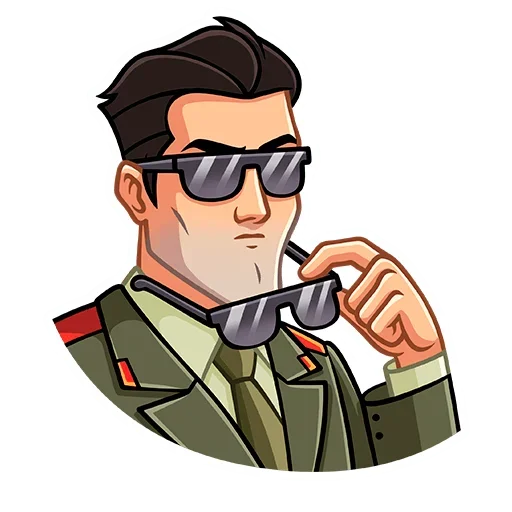 😎 Стикер «Агент КГБ» для Telegram