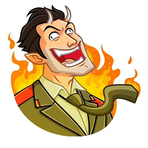 🔥 Стикер «Агент КГБ» для Telegram