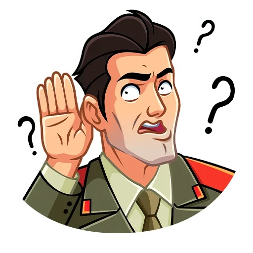 ❓ Стикер «Агент КГБ» для Telegram