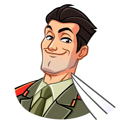 ☺️ Стикер «Агент КГБ» для Telegram