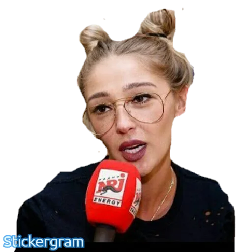 😉 Стикер «настя ивлеева» для Telegram