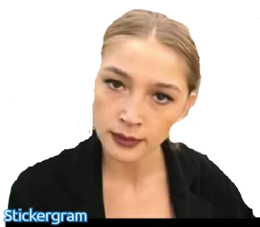 😳 Стикер «настя ивлеева» для Telegram