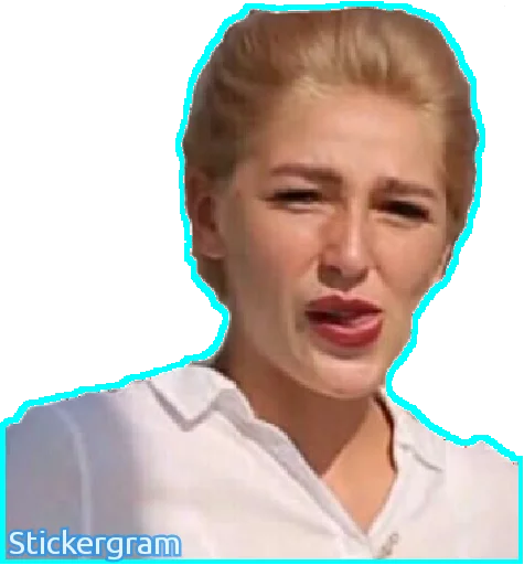😜 Стикер «настя ивлеева» для Telegram