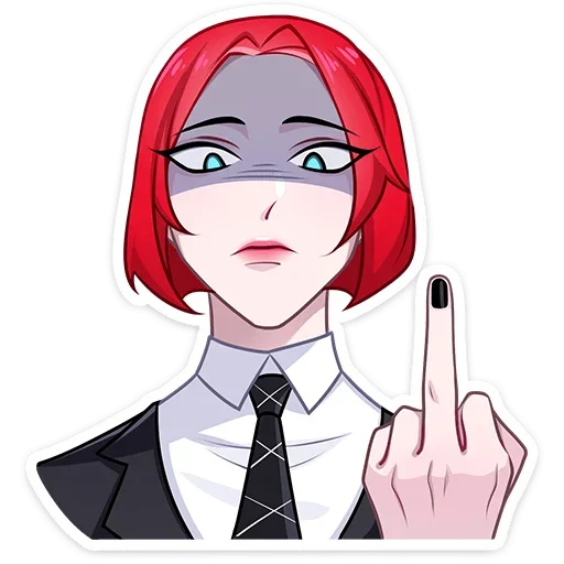 🖕 Стикер «Агенты без надписей» для Telegram