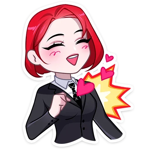 ❤ Стикер «Агенты без надписей» для Telegram