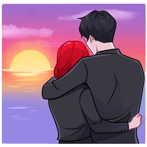 👩‍❤‍👨 Стикер «Агенты без надписей» для Telegram